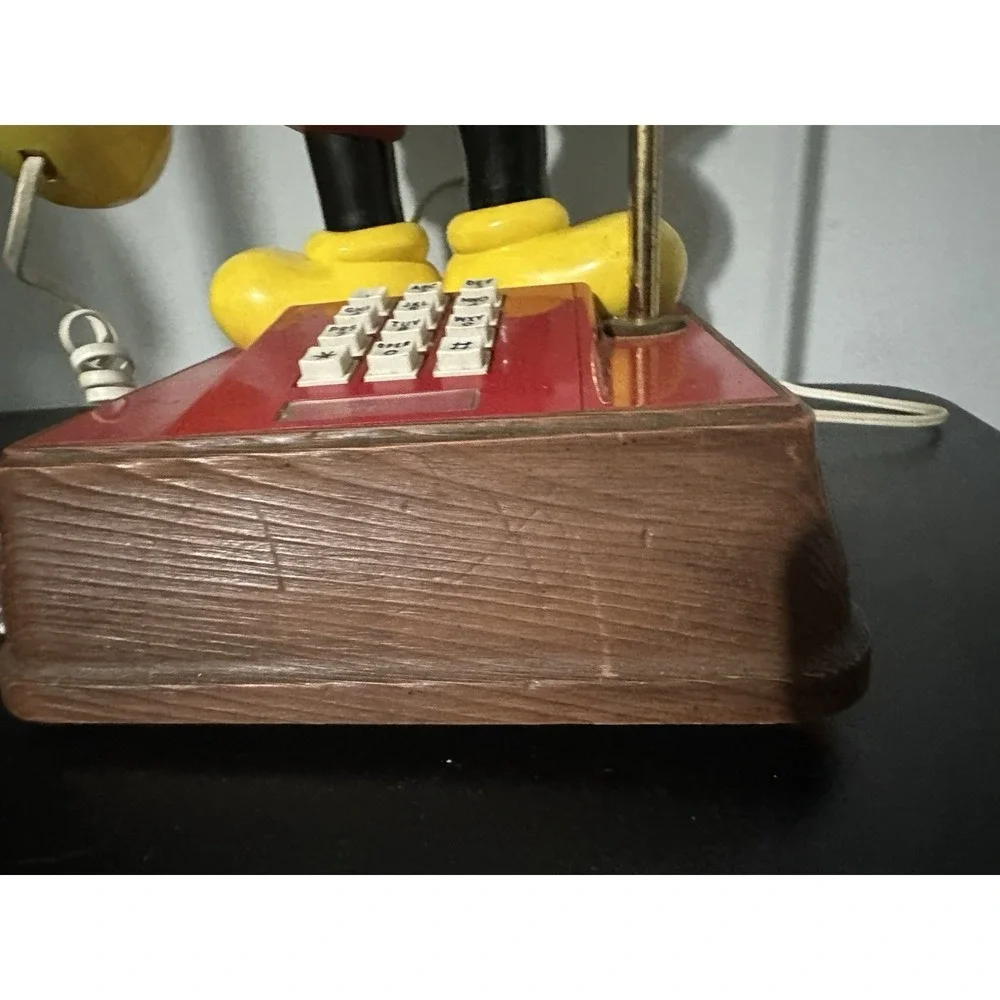 Vintage Disney Mickey Mouse Phone Lamp Phone & Lamp Works As Should